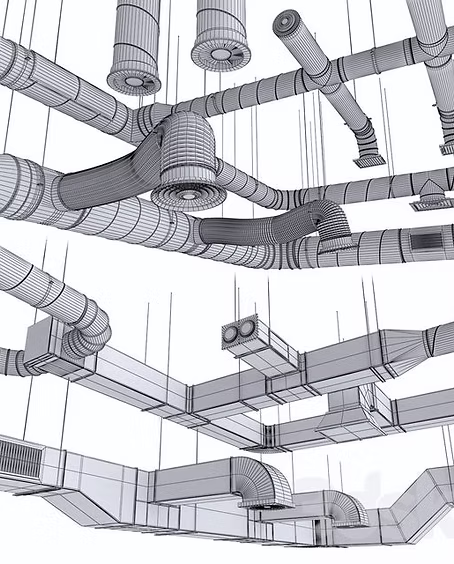Technical MEP design drawings
